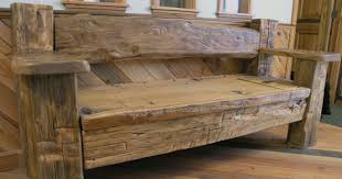 bench reclaimed wood